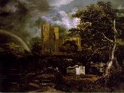 Jacob van Ruisdael Jewish Cemetery oil